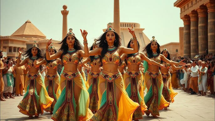 Egypt luxury stage dance performance